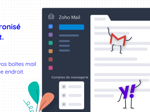 Zoho Mail : Un seul endroit pour gérer tous vos comptes de messagerie en IMAP.
